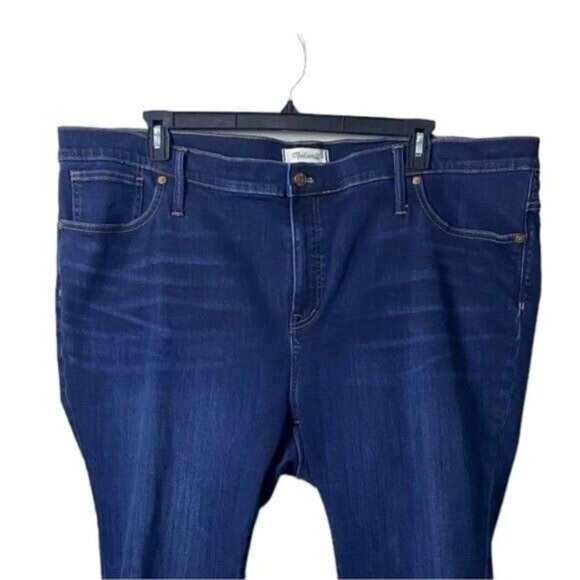 Madewell Jeans 9" Curvy‎ High Rise Skinny Jeans Size 37P Western Rodeo De… - Picture 3 of 8